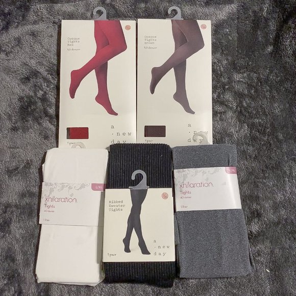 Lot of 5 pairs of tights! JUST $4 EACH!!